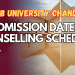 Panjab University Chandigarh: UG Admission Dates and Counselling Schedule 2024