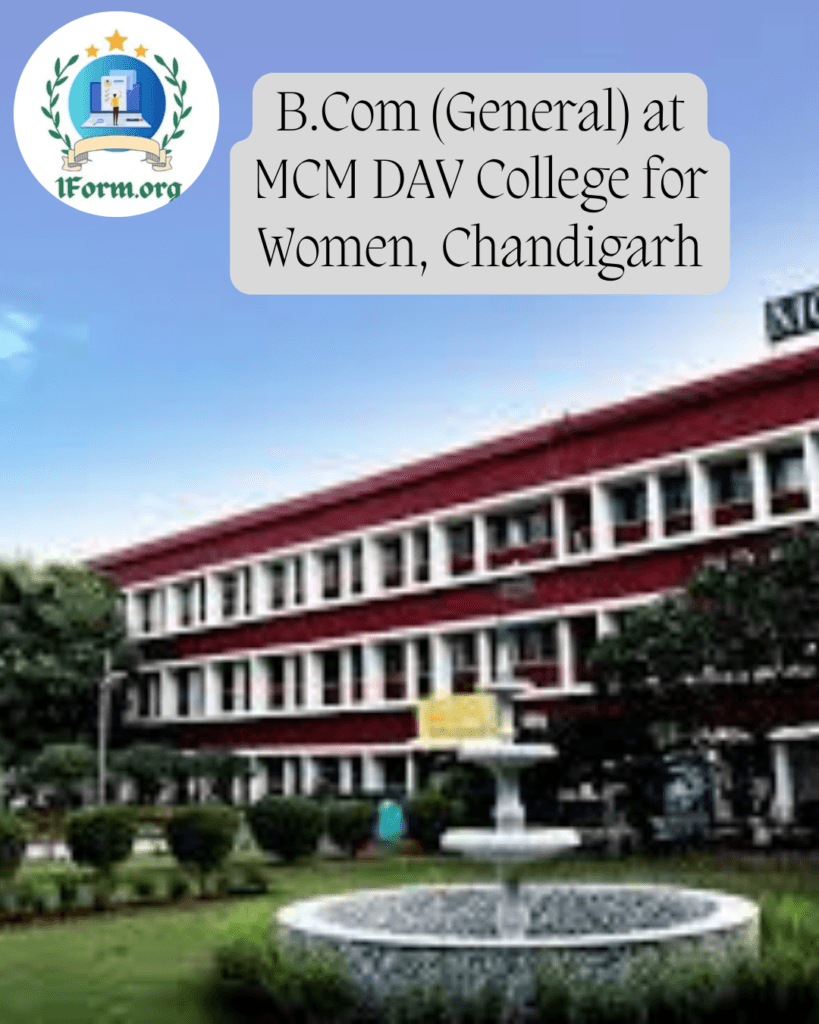 B.Com (General) at MCM DAV College for Women, Chandigarh