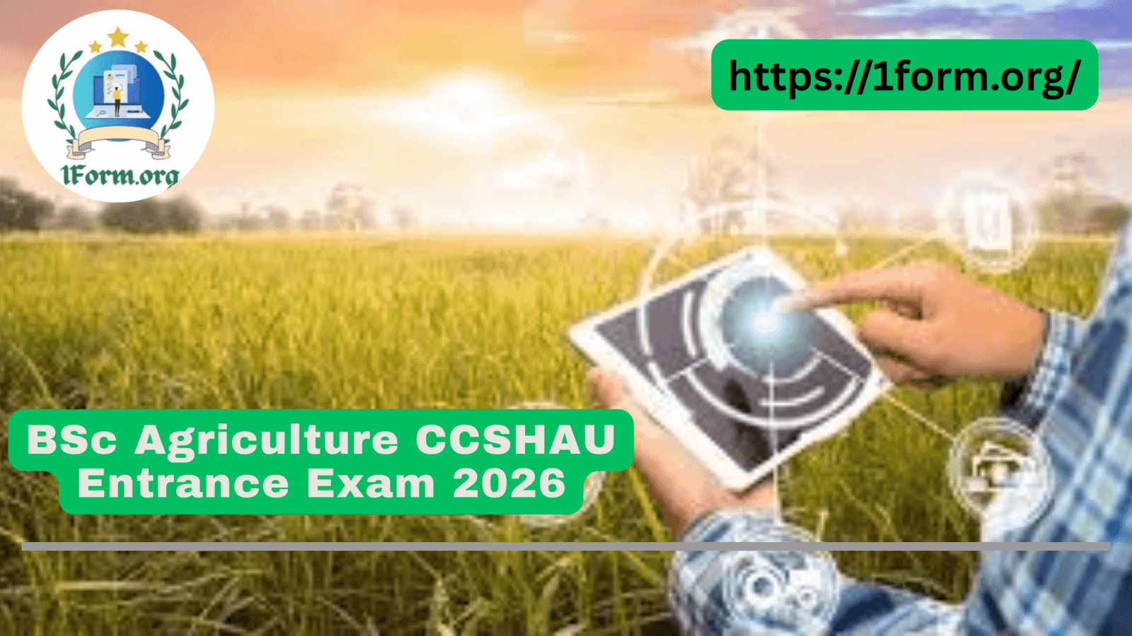 BSc Agriculture CCSHAU Entrance Exam 2026,Exam Dates