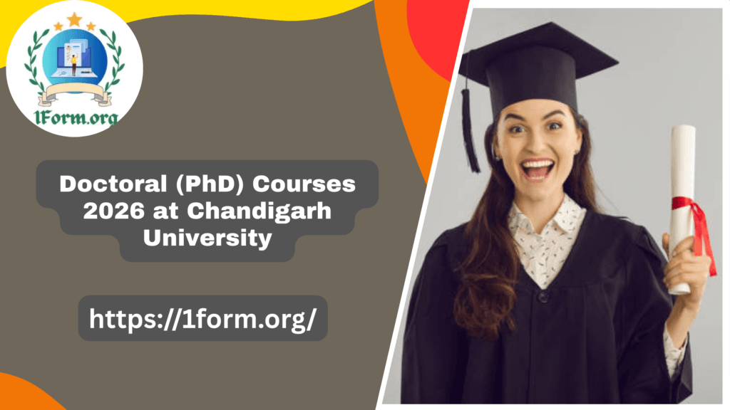 Doctoral (PhD) Courses 2026 at Chandigarh University