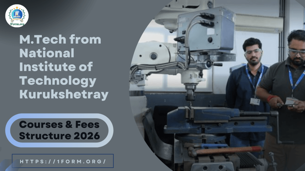 M.Tech from National Institute of Technology Kurukshetray 