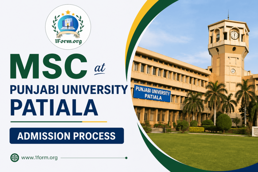 MSc at Punjabi University Patiala