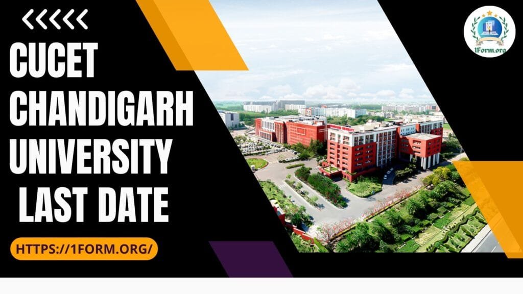 CUCET Chandigarh University Last Date