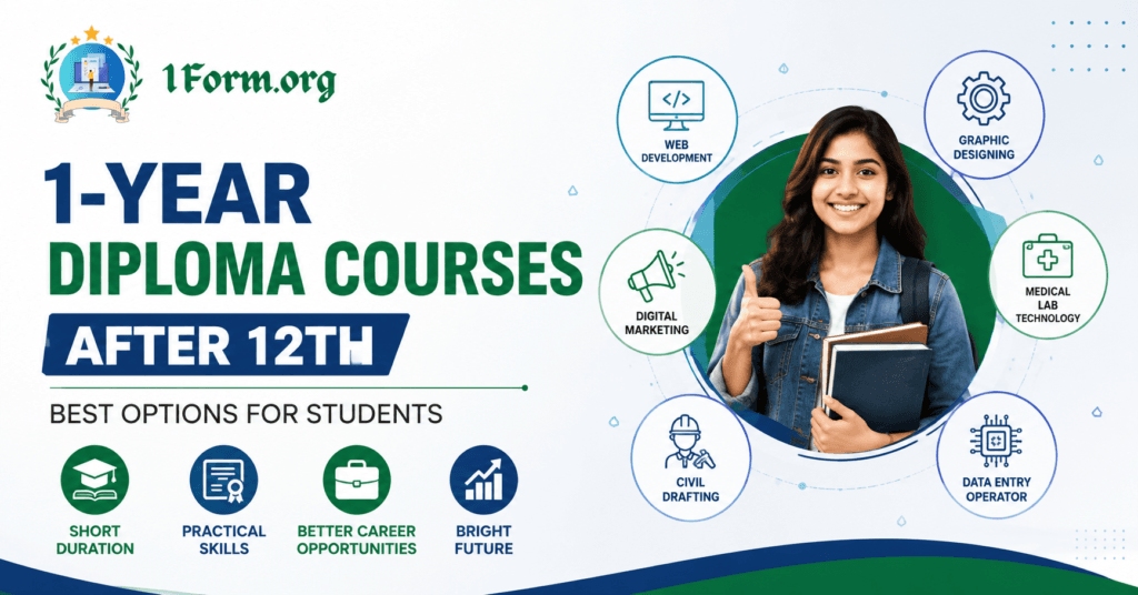 1-Year Diploma Courses After 12th – Best Options for Students