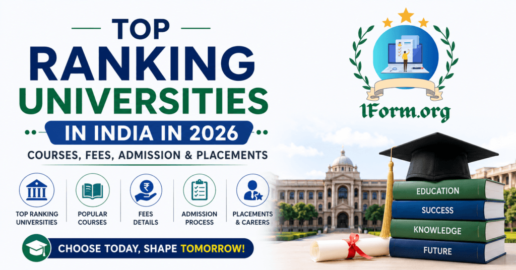 Top Ranking Universities in India in 2026