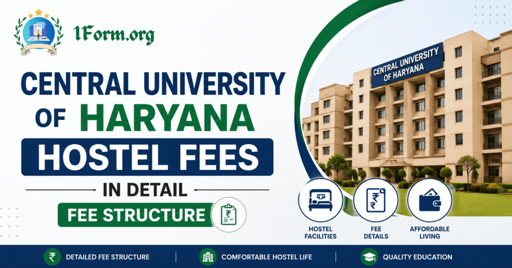 Central University of Haryana Hostel Fees in Detail