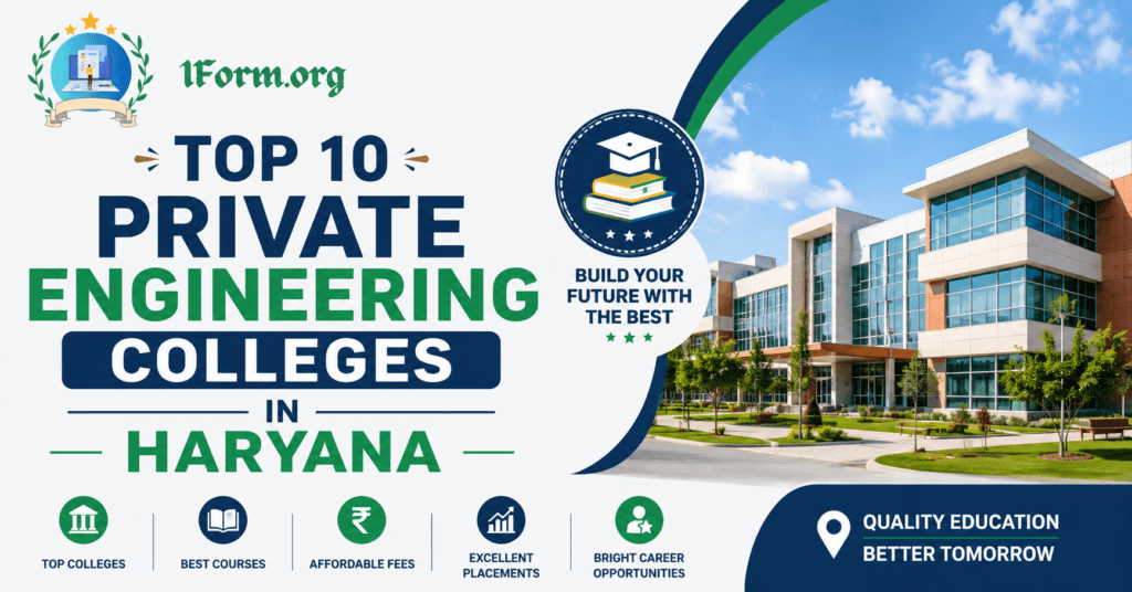 Top 10 Private Engineering Colleges in Haryana , Courses, Fees, Admission & Placements