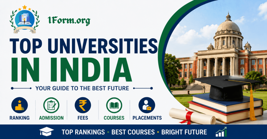 Top Universities in India , Ranking, Admission