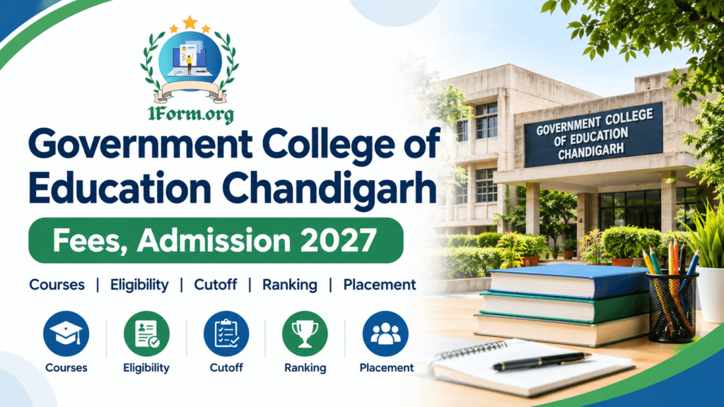 Government College of Education Chandigarh Fees, Admission
