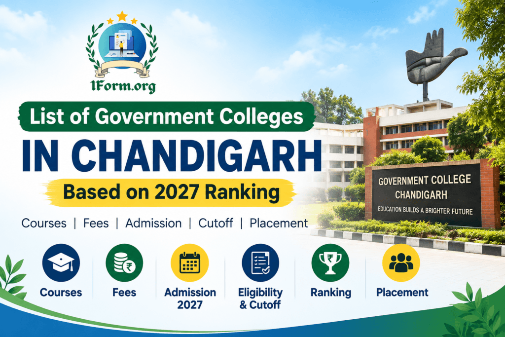 List of Government Colleges in Chandigarh Based on 2027 Ranking