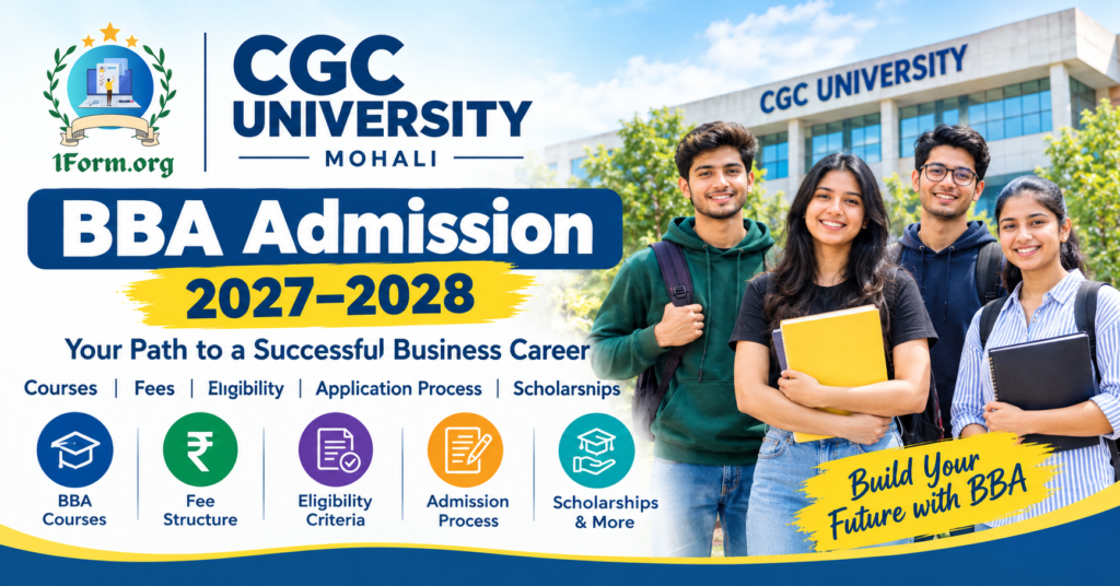 CGC University BBA Admissions 2027–2028