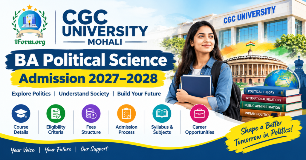 CGC University Political Science Admissions 