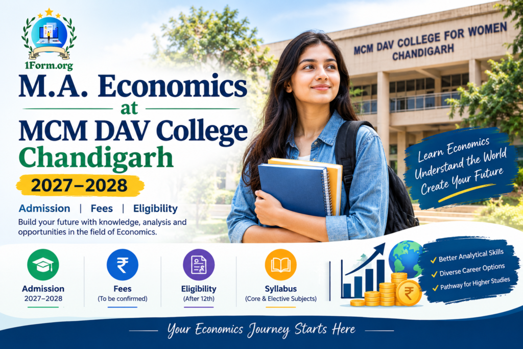 M.A. Economics at MCM DAV College Chandigarh
