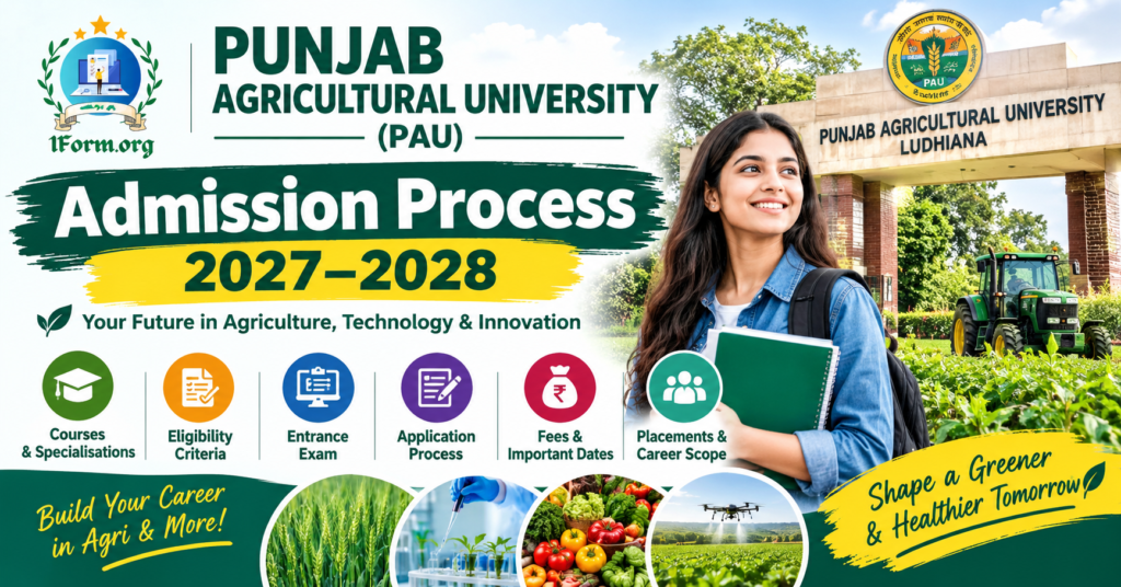 Punjab Agricultural University Admissions 